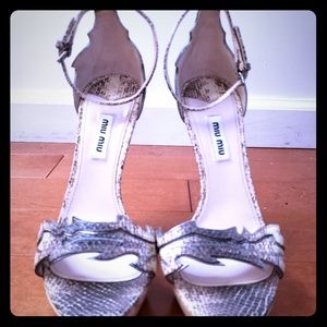 Prada platform sandals